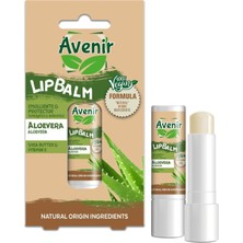 Mey İthalat Avenir Aloevera Vegan Dudak Bakım Kremi - Kuruyan ve Çatlayan Dudaklar Için Yumuşatıcı ve Koruyucu Etkili