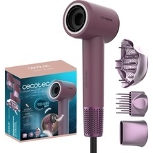 Mey İthalat Cecotec Drynova 3'ü 1 Arada Saç Kurutma Makinesi, Kompakt, Hafif, 1600 W, 110.000 Devir/dakika, Fırçasız Motor, Hacim, Difüzör, Yoğunlaştırıcı, Iyon Jeneratörü, Sessiz, Uzun Ömürlü, 4 Sıcaklık Ayarı