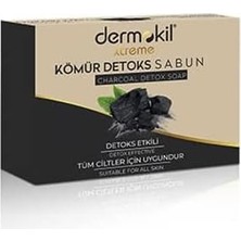 Mey İthalat Dermokil Kömürlü Detoks Doğal Katı Sabun 100 gr