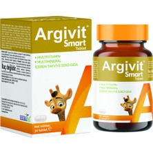 Marka Argivit Smart Tablet 30 Tablet Fosfatidilserin Kolin L-Arginin Multivitamin ve Multimineral