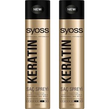 Mey İthalat Syoss Keratin Sprey 400 ml - 2 Adet - Saç Onarıcı
