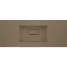 Real Stone Flatstone Etajerli Granit Lavabo 100X50 Cappucino