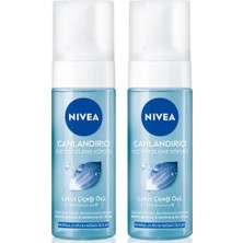 Mey İthalat Nivea Yüz Yıkama Köpüğü Canlandırıcı Normal Ciltler,derinlemesine Yüz Temizleme,lotus Çiçeği, E VITAMINI,150ML X2