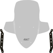 GP Kompozit SYM Joymax Z 250 / Z 250 Plus 2023-2026 Uyumlu Elcikli Ön Cam Füme - 66 cm