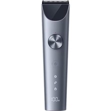 Mey İthalat Xıaomı Saç Kesme Makinesi 2 Titanyum Alaşımlı Bıçak Çift Kaplamalı Siyah Kesme Kafası Erkekler Sideburns Elektrikli Tıraş Makinesi Kablosuz Saç Kesme Düzeltici Berber Kesici, Ipx7 Su Geçirmez, 3 Saat