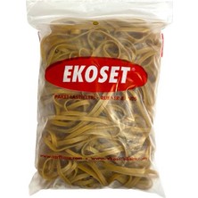 Ekoset Kauçuk Kalın Paket Lastiği 15CM x 5mm 500 Gram