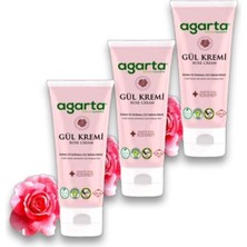 Mey İthalat 3 Adet Doğal Cilt Nemlendirici Gül Kremi 75 ml