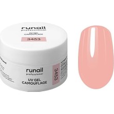 Mey İthalat Runail Professional Protez Tırnak Jeli Uv Gel Camouflage Tatlı Pembe 15GR. 3453