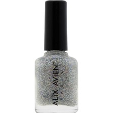 Mey İthalat Alıx Avıen Gri Simli Oje 39 - Yüksek Pigmentli Uzun Süreli Kalıcılık Hızlı Kuruma - Nail Lacquer 39