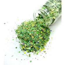 Mey İthalat Chunky Glitter 4gr Holografik Reçine Tırnak Makyaj Glitter Cg5
