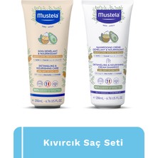 Mustela Kolay Tarama Saç Bakım Seti | Besleyici Şampuan 200 ml + Dolaşıklık Karşıtı Saç Kremi 200 ml