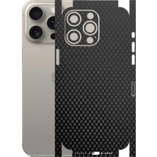 Kapps Iphone 15 Pro Max ile Uyumlu Fiber Serisi Premium Kaplama 360