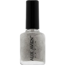 Mey İthalat Alıx Avıen Simli Gold Oje 36- Yüksek Pigmentli Uzun Süreli Kalıcılık Hızlı Kuruma - Nail Lacquer 36