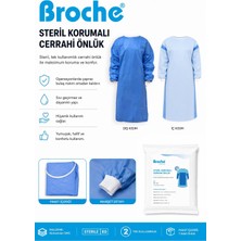 Broche Steril Korumalı Cerrahi Önlük M Beden 20'li