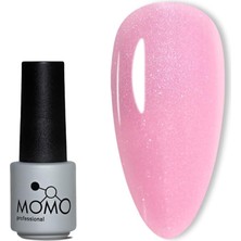 Mey İthalat Momo Professional Kalıcı Oje S007 Simli Açık Pembe 4 ml