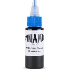 Mey İthalat Dynamic Triple Black - Siyah Tattoo Dövme Boyası - 1OZ/30ML.