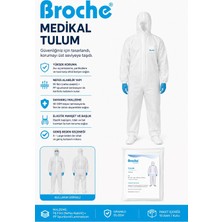 Broche Medikal Tulum L Beden 10'lu