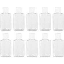 Mey İthalat Beaupretty 20 Adet Şeffaf Plastik Şişe Kapağı Kapağı, Kozmetik Için Boş Şişe Altı Paketi, 60 Ml, Açık Havada Ev Seyahatleri Için