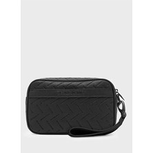 Mey İthalat Armani Exchange Siyah Haki Traş Çantası, Standart, 5003368555, Siyah - Haki, Erkek