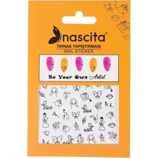 Mey İthalat Nascita Tırnak Stıcker Yapıştırması NASSTICKER0002