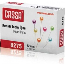 Mey İthalat 8275 Renkli Başlı Toplu Iğne 32MM