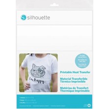 Silhouette Açık Renkli Kumaşlar Için Yazdırılabilir Tekstil Isı Folyosu (5 Adet)