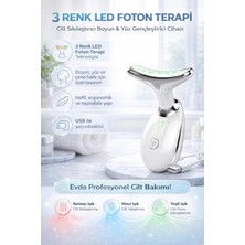 Mey İthalat Cngzshop 3 Renk LED Foton Terapi Cilt Sıkılaştırıcı, Boyun & Yüz Gençleştirici, Lipoliz Cihazı