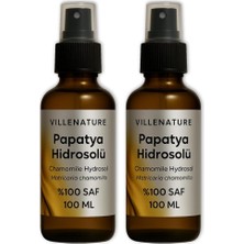 Mey İthalat Papatya Hidrosolü, 2'li Set, Doğal Chamomile Hydrosol, %100 Saf Papatya Suyu, Nemlendirici ve Besleyici, 100 ml