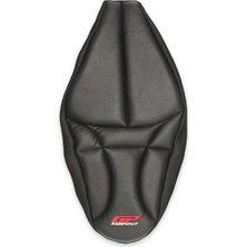 Gp Kompozit Yamaha Nmax 125 / 155 2015-2026 Uyumlu Fileli Motosiklet Konfor Sele Kılıfı Siyah