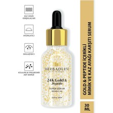 Mey İthalat Herbaderm Superserum 24K Gold Serum Kırışıklık Karşıtı (30 Ml)