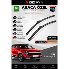 S-Dizayn Kia Sportage Ön Cam Silecek Seti 2021 Üzeri Premium Araca Özel 65-45 cm  A+ Kalite