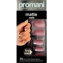 Mey İthalat Promani Matte Takma Tırnak Kiti Şeker Pembe PR-5019