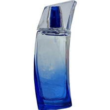 Mey İthalat Paradise Cam Kolay Kapamalı Siyah Spreyli Kolonya Parfüm Şişesi 50 ml - Boş Mavi Renk Şişe, BCŞ503G8