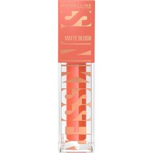 Mey İthalat Maybelline New York Sunkisser Hazy Matte Likit Allık - 34 Peachy Quench
