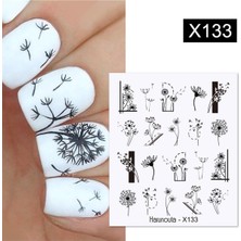 Mey İthalat Tırnakmania Su Transferli Nail Art Sticker X133 (53622-9) 3965