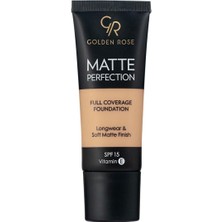 Mey İthalat Golden Rose Matte Perfection Foundation - Natural 05 - Yoğun Kapatıcı Mat Fondöten