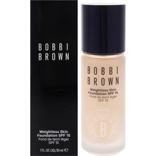 Mey İthalat Bobbı Brown Weightless Skin 24 Saat Kalıcı Likit Fondöten Spf 15 Doğal ve Mat Bitişli - 30 Ml, Neutral Sand