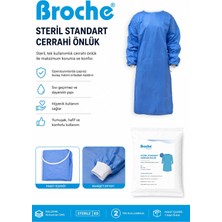 Broche Steril Standart Cerrahi Önlük Xl Beden 25'li