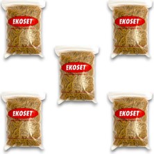 Ekoset Kauçuk Büyük Boy Paket Lastiği 100MM 500 Gram 5li Paket