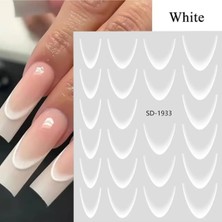 Mey İthalat Fontenay 5d Tırnak Stickerları - 5d Nail Stickers SD-1933 Renkli
