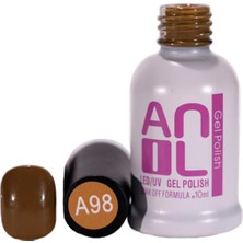Mey İthalat Anil Professional Cosmetics Kalıcı Oje Kahve Renkler 10ML | Dayanıklı Kolay Uygulanan Trend Renkler | Hızlı Kuruma ve Parlaklık (Kahve - A98)