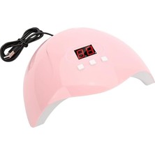 Mey İthalat Gaman Oje ve Tırnak Kurutucu Fototerapi Makinesi 54W 18 LED USB Kablolu Dijital Ekranlı Uv Oje Kurutucu
