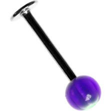 Mey İthalat Rouge Labret Stud 316 L Bioplast Piercing TDGR00934
