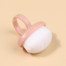 Mey İthalat Mini Yüzük Tırnak Toz Temizleme Fırçası Pembe 1 Adet