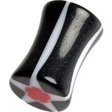 Mey İthalat Rouge Moulin Karpuz Desen Bioplast Tunnel Piercing TDGR00835, Siyah