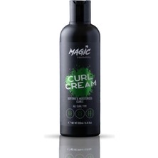 Mey İthalat Magic Cosmetics Bukle Belirginleştirici Saç Bakım Kremi 200ML – Nemlendirici Formül – Kabarmayı Önler, Güçlü Tutuş, Parlaklık ve Hacim – Dalgalı ve Kıvırcık Saçlar Için Şekillendirici Curl Cream