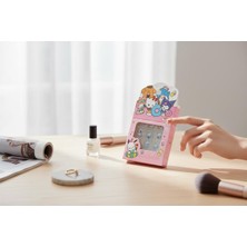 Mey İthalat Kawaii Çocuk Tırnak Seti, Hello Kitty Temalı, 12 Parça Takma Tırnak, Pembe Desenli, Dekoratif Tasarım
