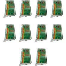 Omeyva Plastik Şeffaf Yeşil Sup Kaşık - Tatlı Dondurma Kaşığı - 12.5 Cm. - 50 Adetlik 10 Paket