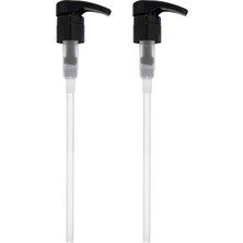 Mey İthalat Brıghtfrom Evrensel Dağıtım Pompası, Şampuan ve Saç Kremi Için Mükemmel 1 L (33 Oz) - 28/410 Boyun Boyunda 12 Oz'dan 33.5 Oz'a Kadar Çoğu Şişeye Veya Doldurulabilir Şişelere Uyar, Siyah (2'li Paket)