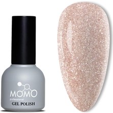 Mey İthalat Momo Professional Disko Kalıcı Oje D004 Pembe 10 Ml, Reflective Flash Gel Polish